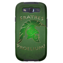 Spartan Battle Trojan Greek Warrior Green Samsung Galaxy S3 Cover