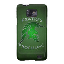 Spartan Trojan Greek Warrior Silver Green Samsung Samsung Galaxy S Case