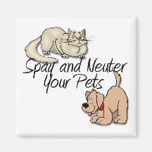 Spay and Neuter Your Pets Magnets
