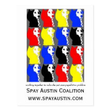 Spay Austin Coalition postcard