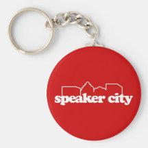 Speaker City old school Keychain