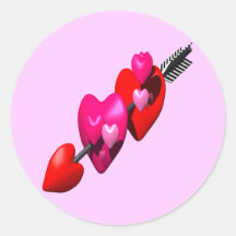 Spear My Heart T-shirts and Gifts Round Sticker