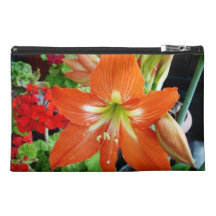 Special Design Hand Bag With Amaryllis Flower Travel Accessories Bag