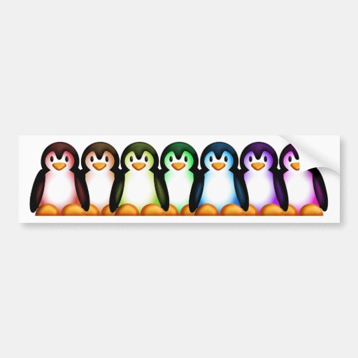Spectrum Penguin Bumper Stickers