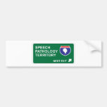 Speech Pathology Next Exit Bumper Sticker