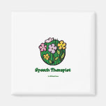 Speech Therapist Blooms Magnet