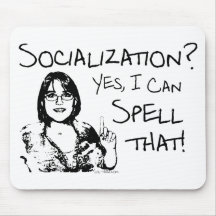 Spelling Socialisation Mousepad