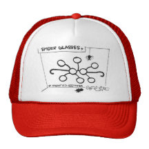 Spider glasses. trucker hat