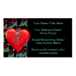Spider Heart Business Card Templates
