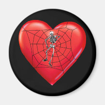 Spider Heart Magnet