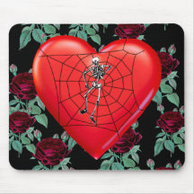 Spider Heart Mousemats