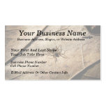 Spider on Weathered Leaf Business Card