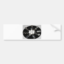 Spiral Fan Stones Bumper Sticker