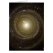 Spiral Galaxy NGC4622 Spins Backwards Card