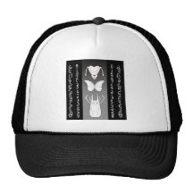 Spiral Sketches Mesh Hat