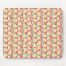 spirals frenzy mousepad
