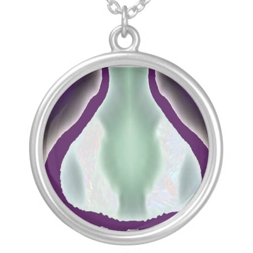 Spirit World : Purple Power Symbol Necklaces