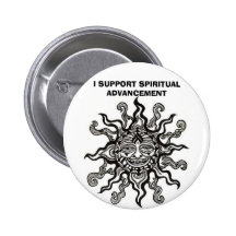 spiritual advancement pinback buttons