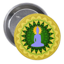 SPIRITUAL BUDDHA PINBACK BUTTON