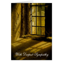 Spiritual Light | With Deepest Sympathy Greeting Card