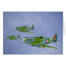 Spitfire Greetings Card