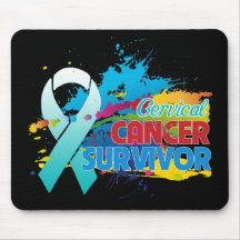 Splash of Colour - Cervical Cancer Survivor Mousepad