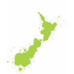Splatter Green NZ Dark T-Shirt