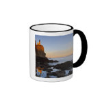 Split Rock Lighthouse at sunset near Two Coffee Mug
