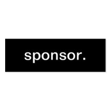 Sponsor Business Card