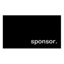 Sponsor Business Card
