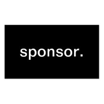 Sponsor Business Card Templates