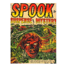 Spook Comic Book Postcard