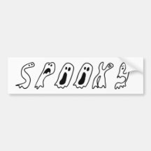 Spooky Bumper Stickers