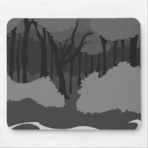Spooky Forest Mousepads