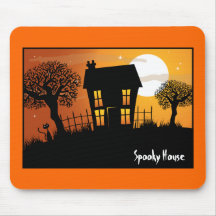 Spooky House Mousepad