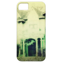Spooky looking house merchandise iPhone 5 case