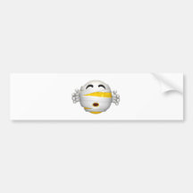 Spooky Smiley Bumper Stickers