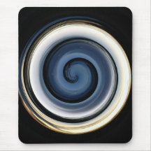 Spooky Swirls Abstract Mouse pad
