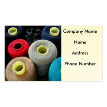 Spools of Yarn Business Cards