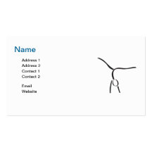 Sports - Gymnastics - Business Business Card Templates