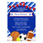Sports Sport Baby Shower invitation Boy