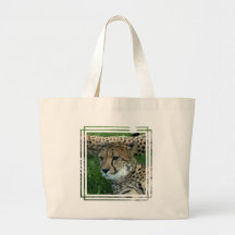 Spotted Cheetah Canvas Bag