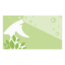 spray bottle house green cleaning business card