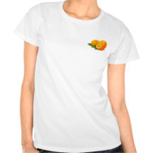 Sprig of Oranges Ladies Baby Doll (Fitted) T-Shirt