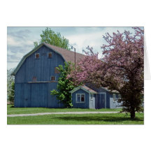 Spring Barn Greeting Card