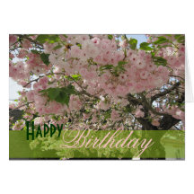 Spring Birthday card