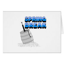 spring break keg cards