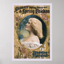 Spring Chicken, Madeline Marshall, Dresden Doll Poster