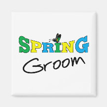 Spring Groom Magnet