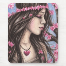 Spring Heart Mousepad